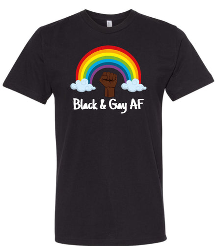 Black and Gay AF  T-Shirt