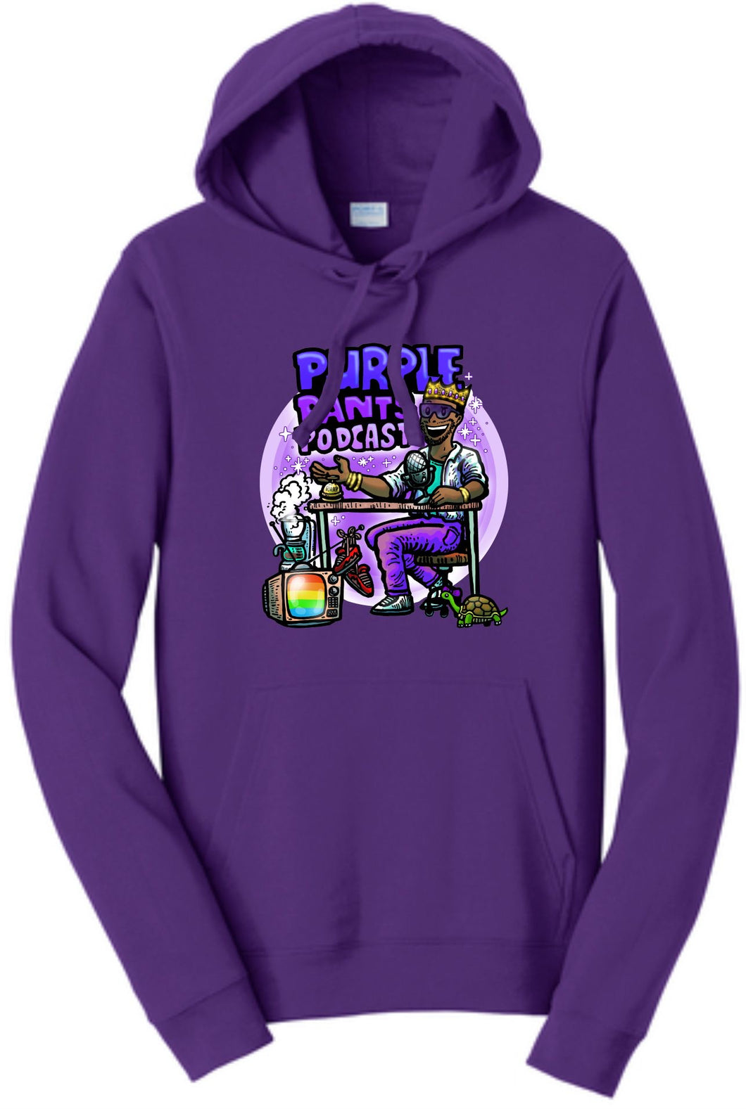 Purple Pants  Podcast Hoodie