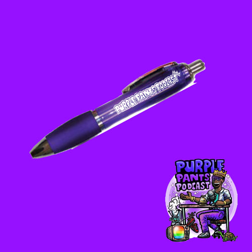 Purple Pants Podcast Writing Pen